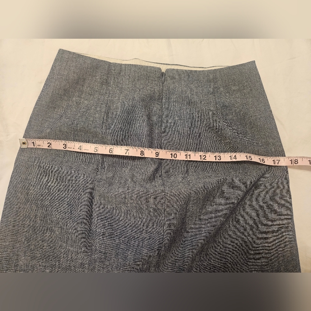 J. CREW Chambray Skirt w/Scalloped Detail | SZ 00 - Picture 10 of 10
